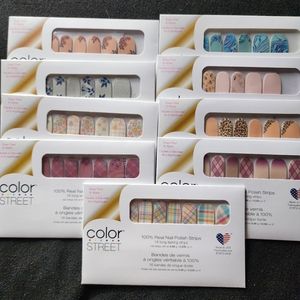 Color street nail polish strips